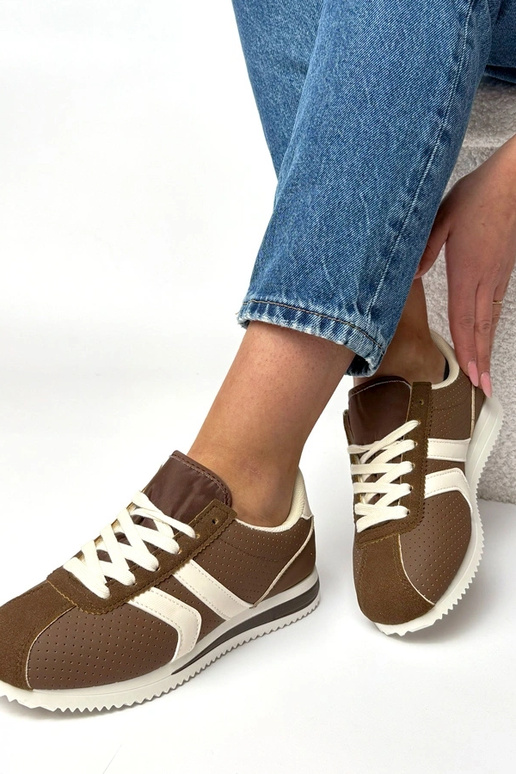 Hnedé športové tenisky Camille