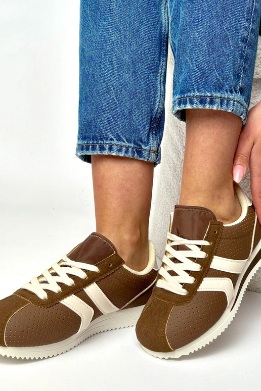 Hnedé športové tenisky Camille