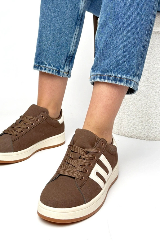 Hnedé každodenné tenisky Delphine