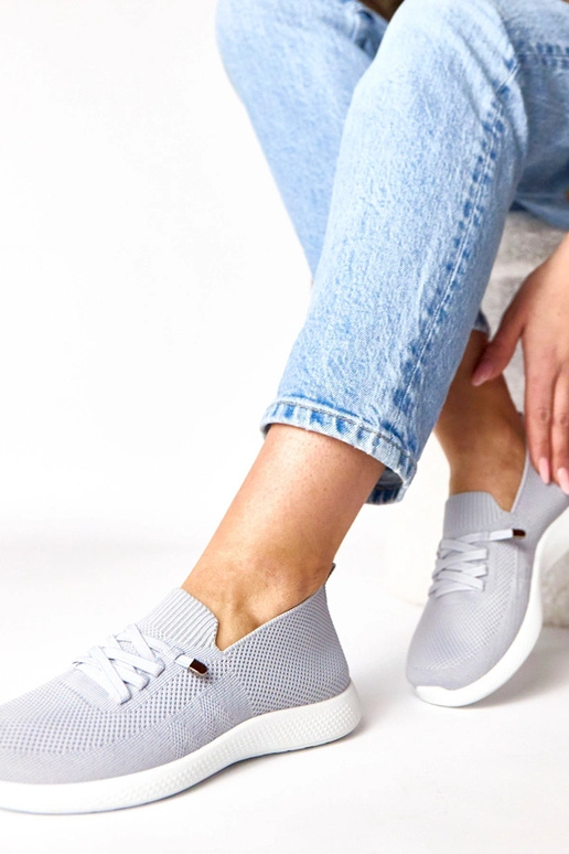 Sivé dámske športové tenisky Léa