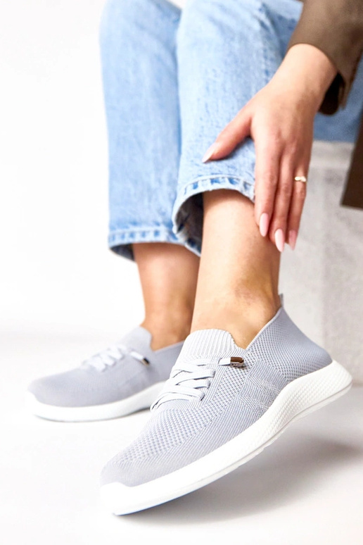 Sivé dámske športové tenisky Léa