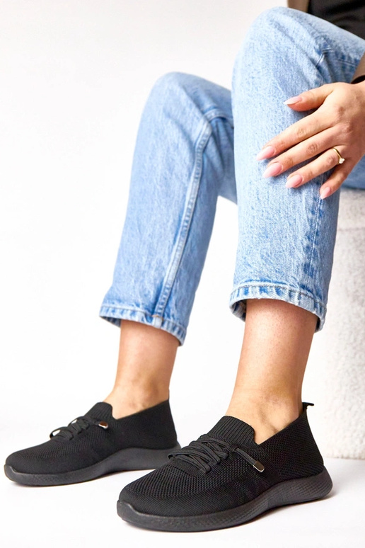 Čierne dámske športové tenisky Léa