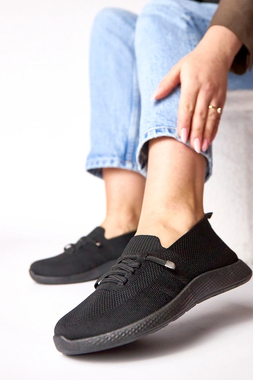 Čierne dámske športové tenisky Léa