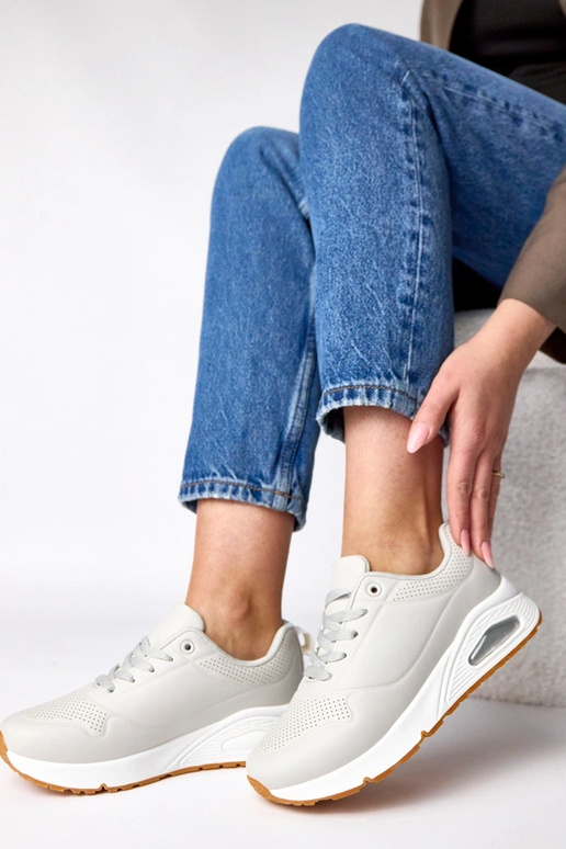 Šedé tenisky s hrubou podrážkou Sylvie