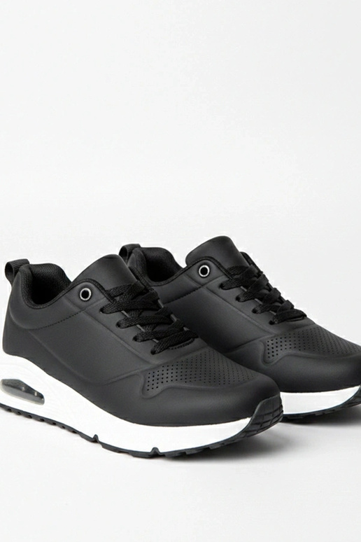 Čierne tenisky s hrubou podrážkou Sylvie