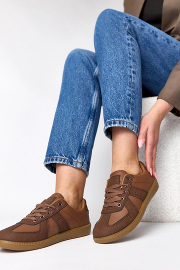 Hnedé tenisky na platforme... 2