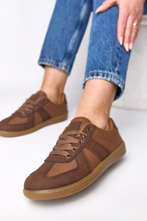 Hnedé tenisky na platforme Valentine