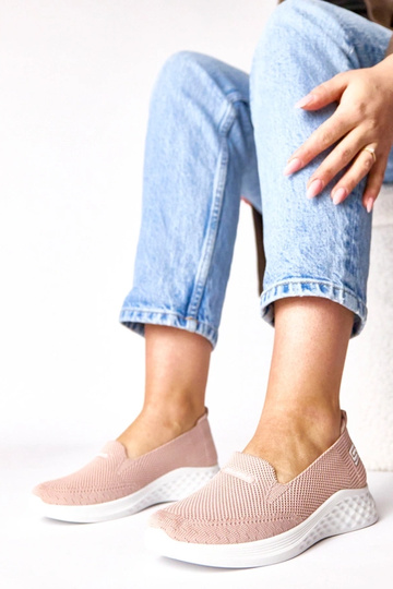 Ružové textilné tenisky Zoe