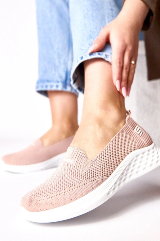 Ružové textilné tenisky Zoe