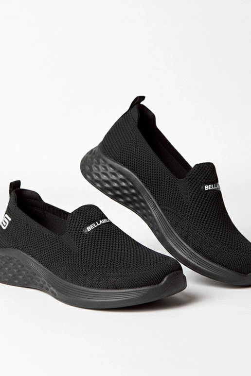 Čierne textilné tenisky Zoe