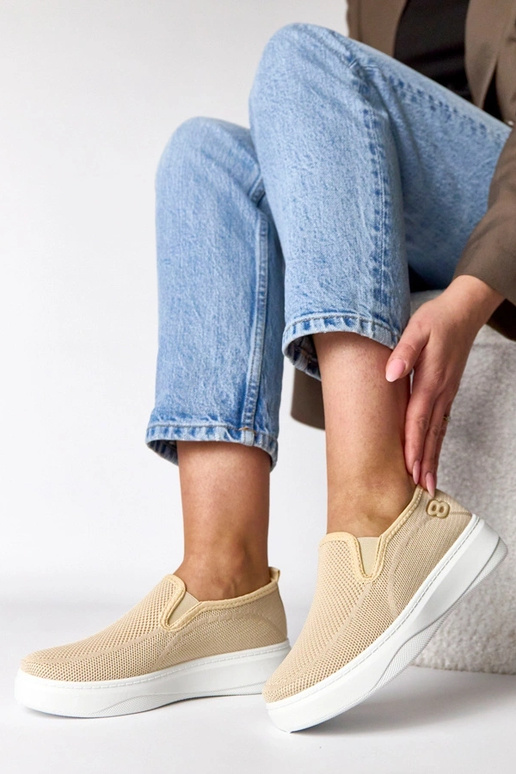 Pieskové textilné tenisky na...