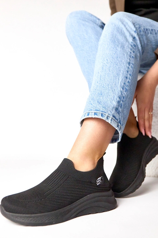 Čierne textilné tenisky Gaia