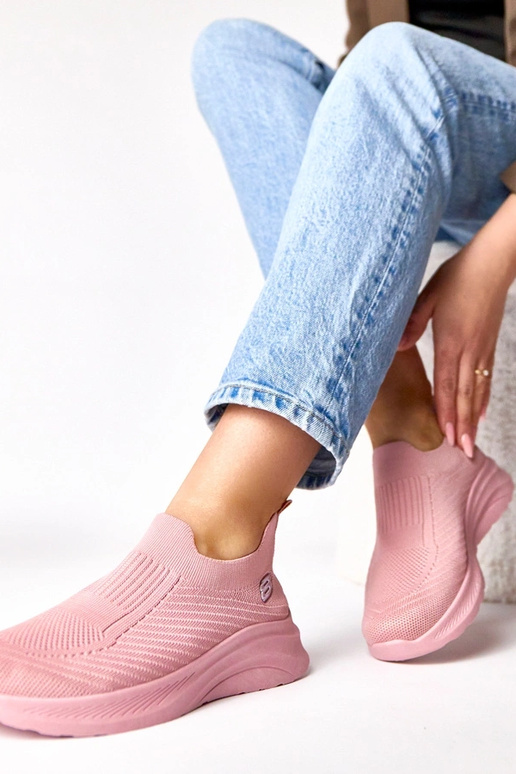 Ružové textilné tenisky Gaia