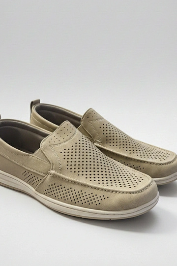 Pieskové perforované pánske...