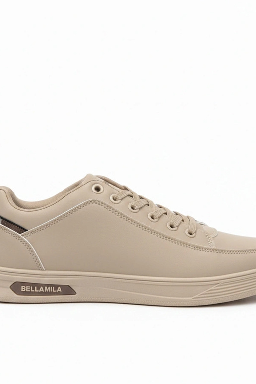 Pieskové pánske tenisky s elastickými...