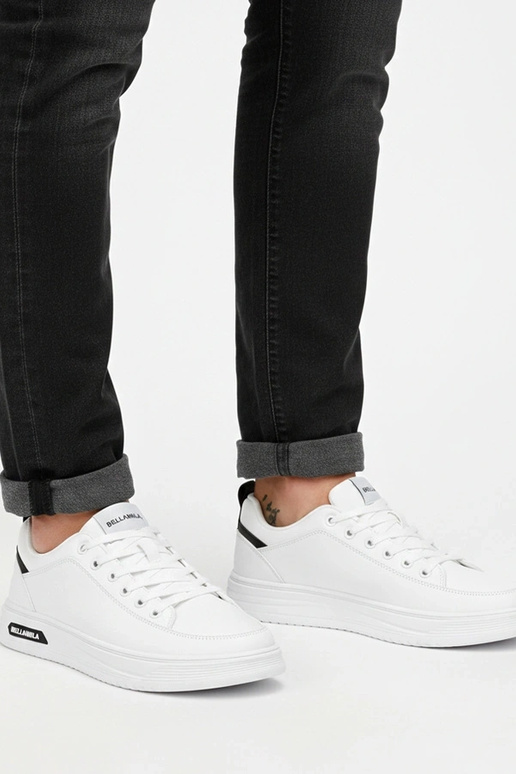 Biele pánske športové tenisky s...