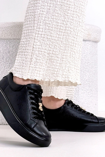 Čierne kožené športové...