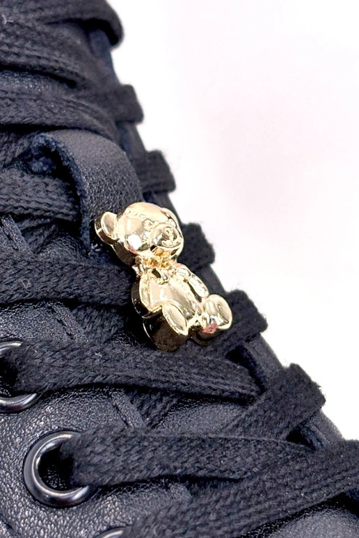 Čierne kožené športové tenisky s...