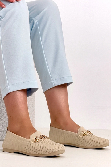 Pieskové textilné mokasíny...