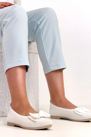 Biele balerínky z jemného... 2