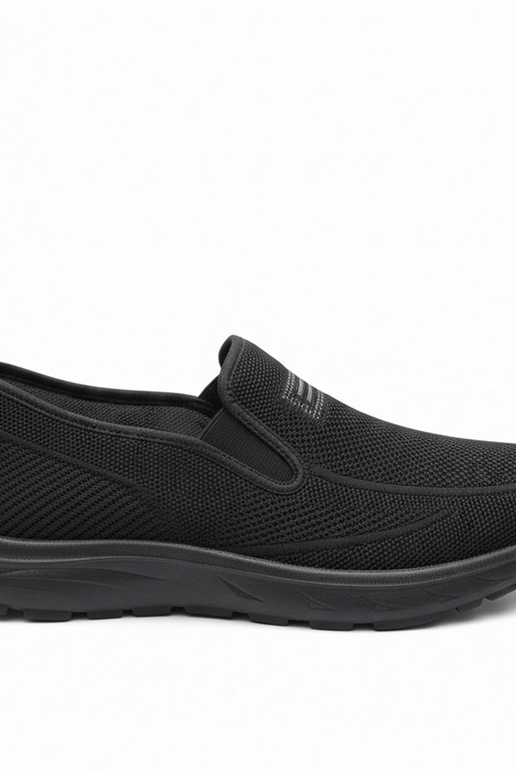 Čierne pánske športové tenisky bez...