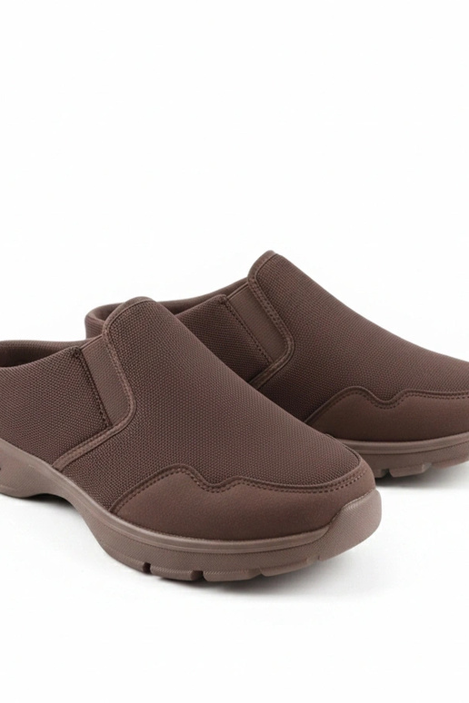 Hnedé pánske nízke športové tenisky...