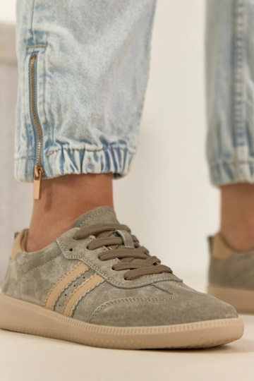 Chaki kožené športové... 2