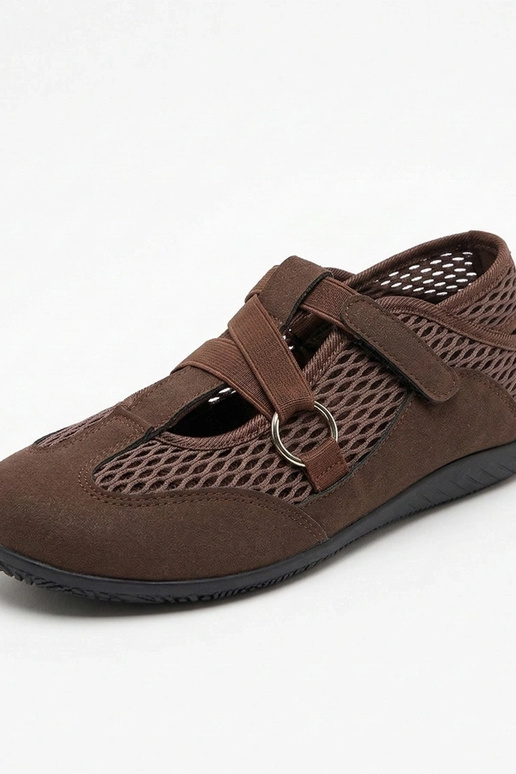 Hnedé baleríny športového štýlu Vesper