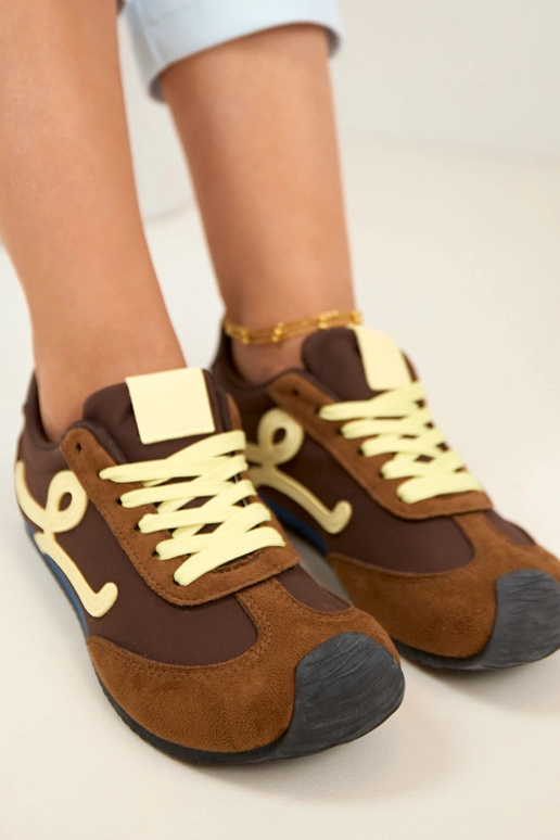 Hnedé dámske barefoot športové topánky