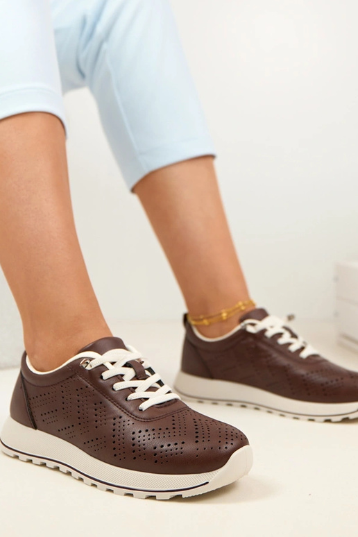 Hnedé priedušné vložiteľné športové...