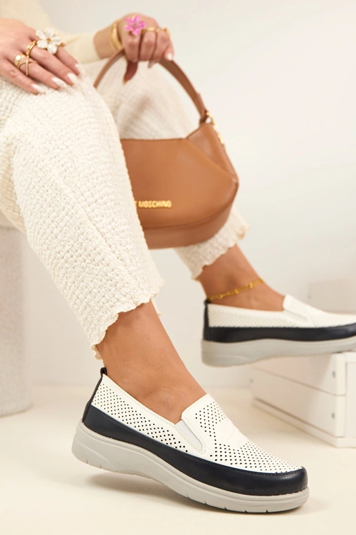 Biele tmavomodré priedušné vložiteľné...