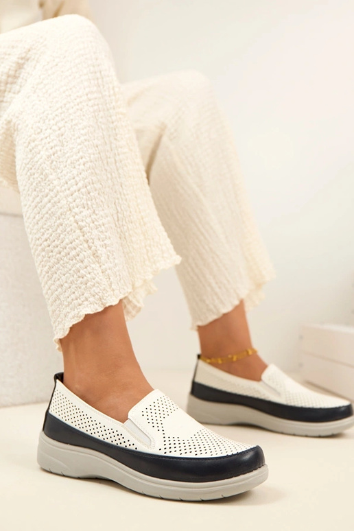 Biele tmavomodré priedušné vložiteľné...