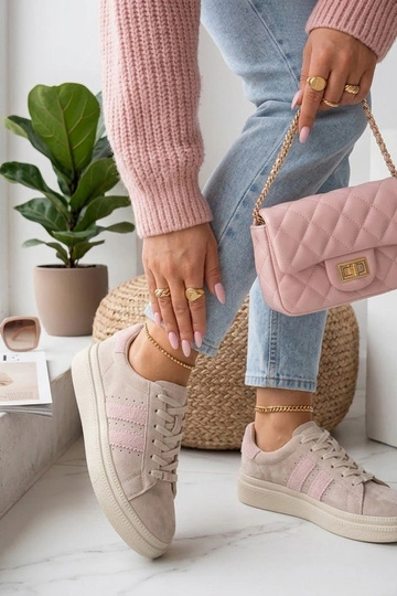 Pieskové kožené topánky na...