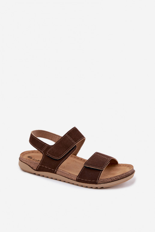 Dámske sandále Inblu AA000070 Hnedá farba