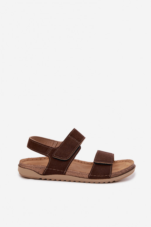 Dámske sandále Inblu AA000070 Hnedá farba