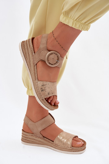 Dámske sandále Inblu RV000013 Hnedá farba