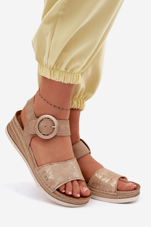 Dámske sandále Inblu RV000013 Hnedá farba