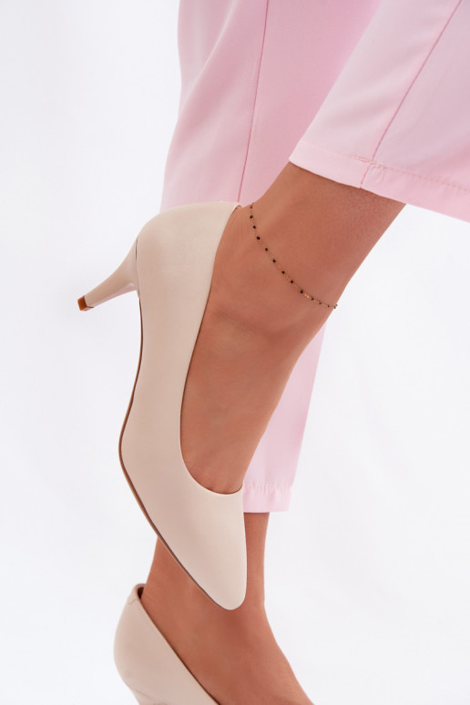 Topánky z eko kože Sergio Leone 1379 slonovina