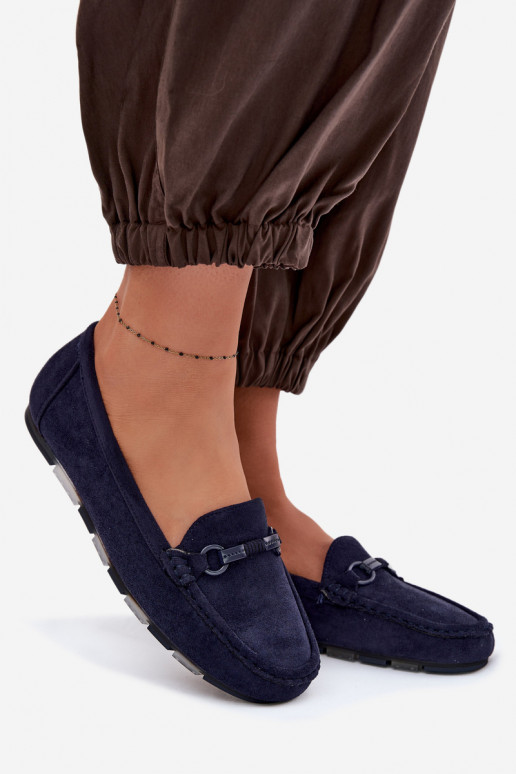Mokasíny Dámsky byt tmavomodrá Olisa