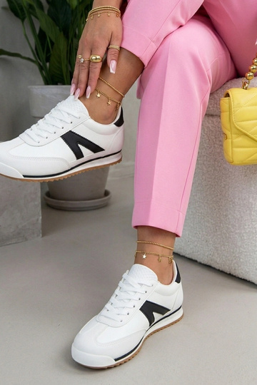 Biele športové topánky s... 2