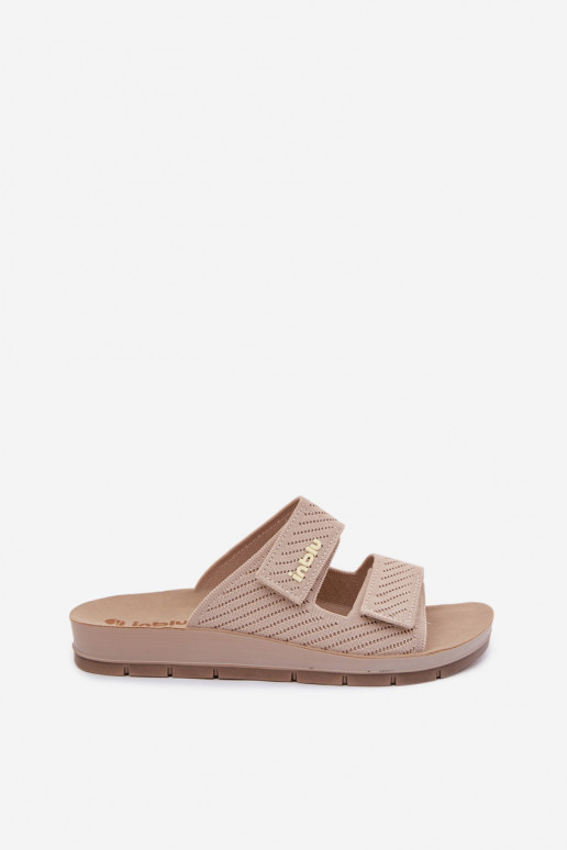 Dámske papuče INBLU AG000015 béžová