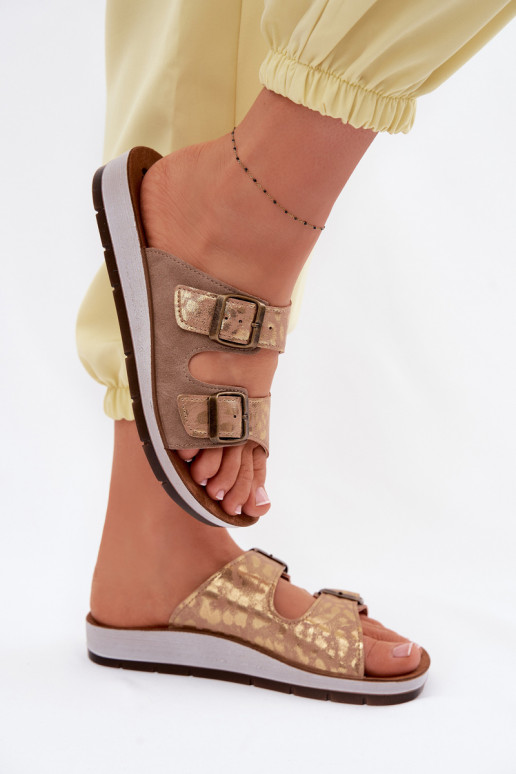 Dámske papuče s prackami Inblu CP000063 béžová