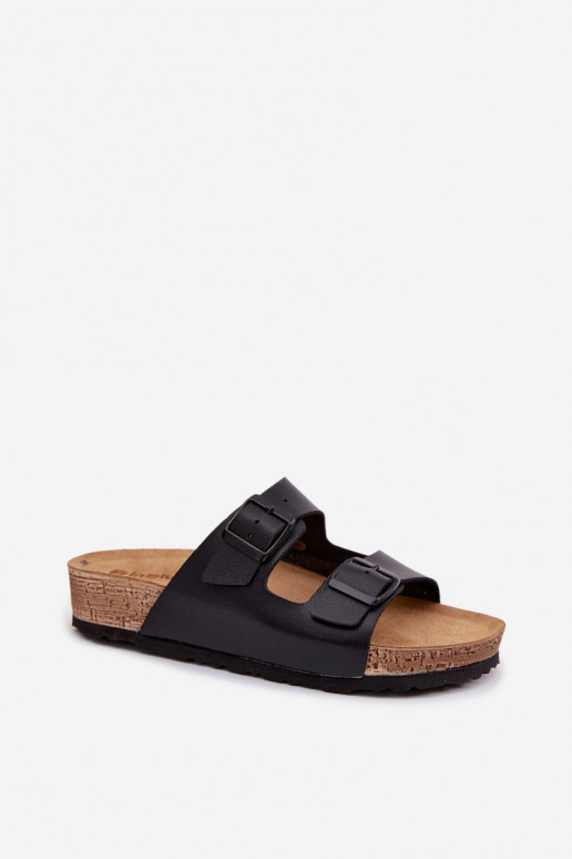 Dámske papuče s prackami Inblu NM000039 čierna