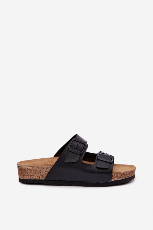 Dámske papuče s prackami Inblu NM000039 čierna