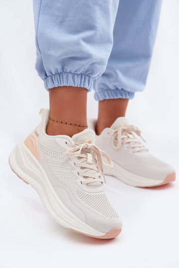 tenisky Dámske s platformou béžová Gelirae 2