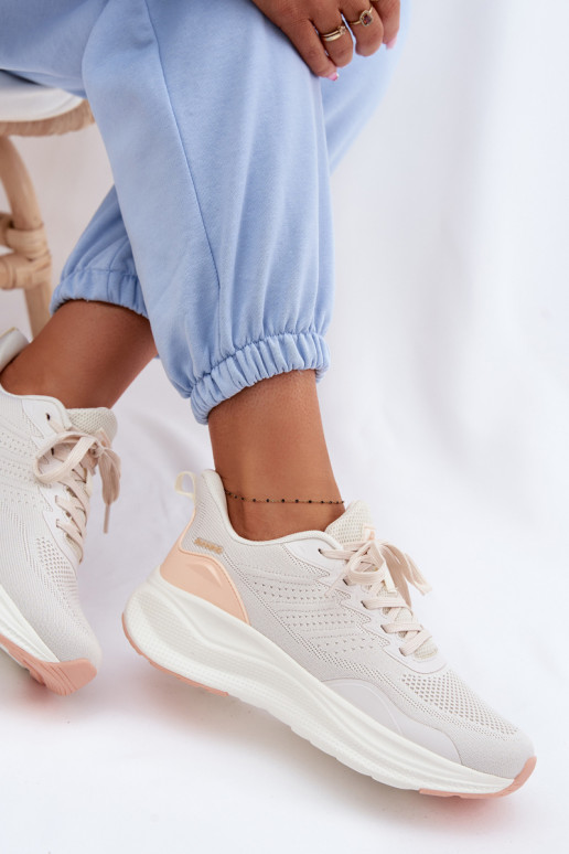 tenisky Dámske s platformou béžová Gelirae