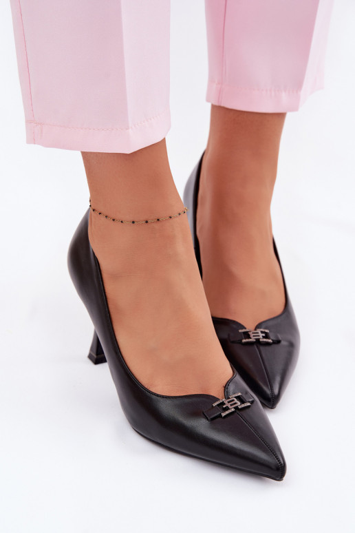 štekle S Ornatem Detalem Vinceza 62291 čierna