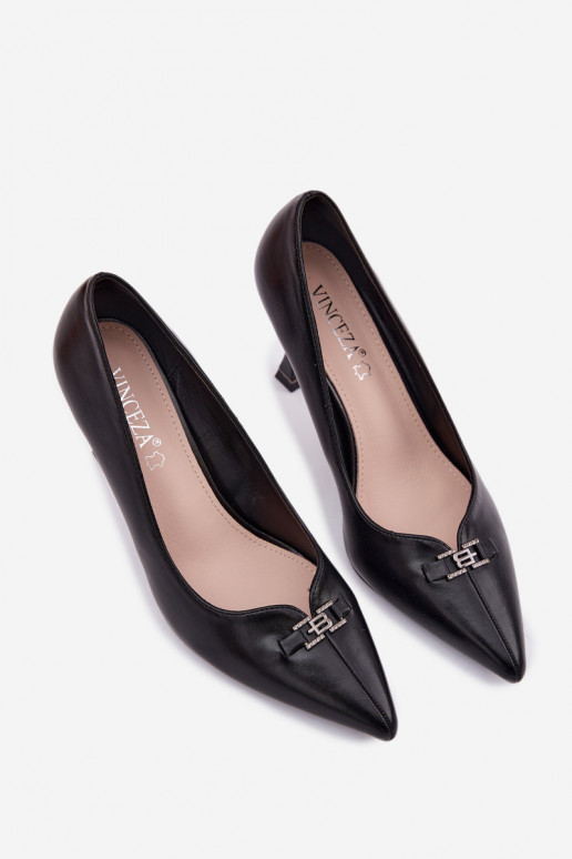 štekle S Ornatem Detalem Vinceza 62291 čierna