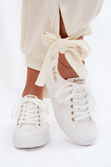 bežná obuv s platformou Lee Cooper LCIN-26-44-4482 biela farba 2