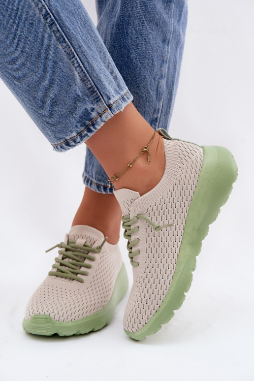 materiál tenisky Dámske béžová Helinae